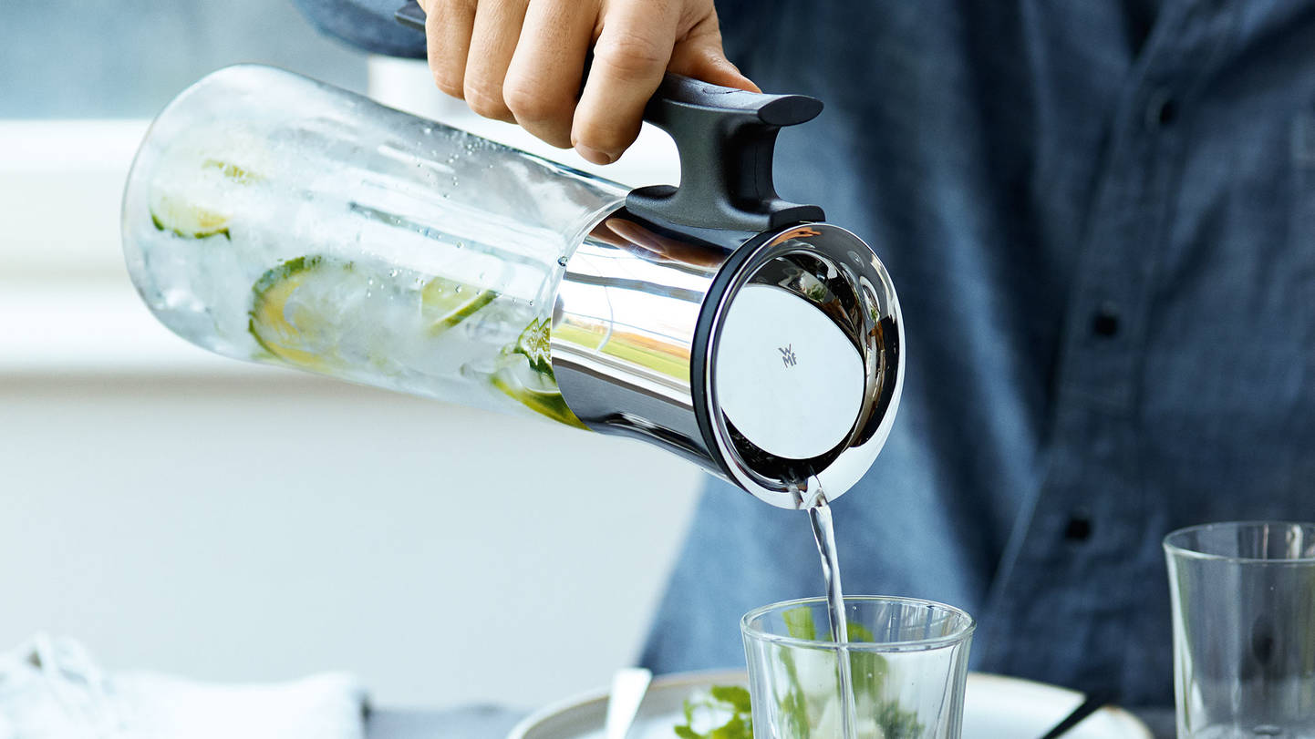 Brand image Caraffa in vetro con manico 1.5 L, Basic