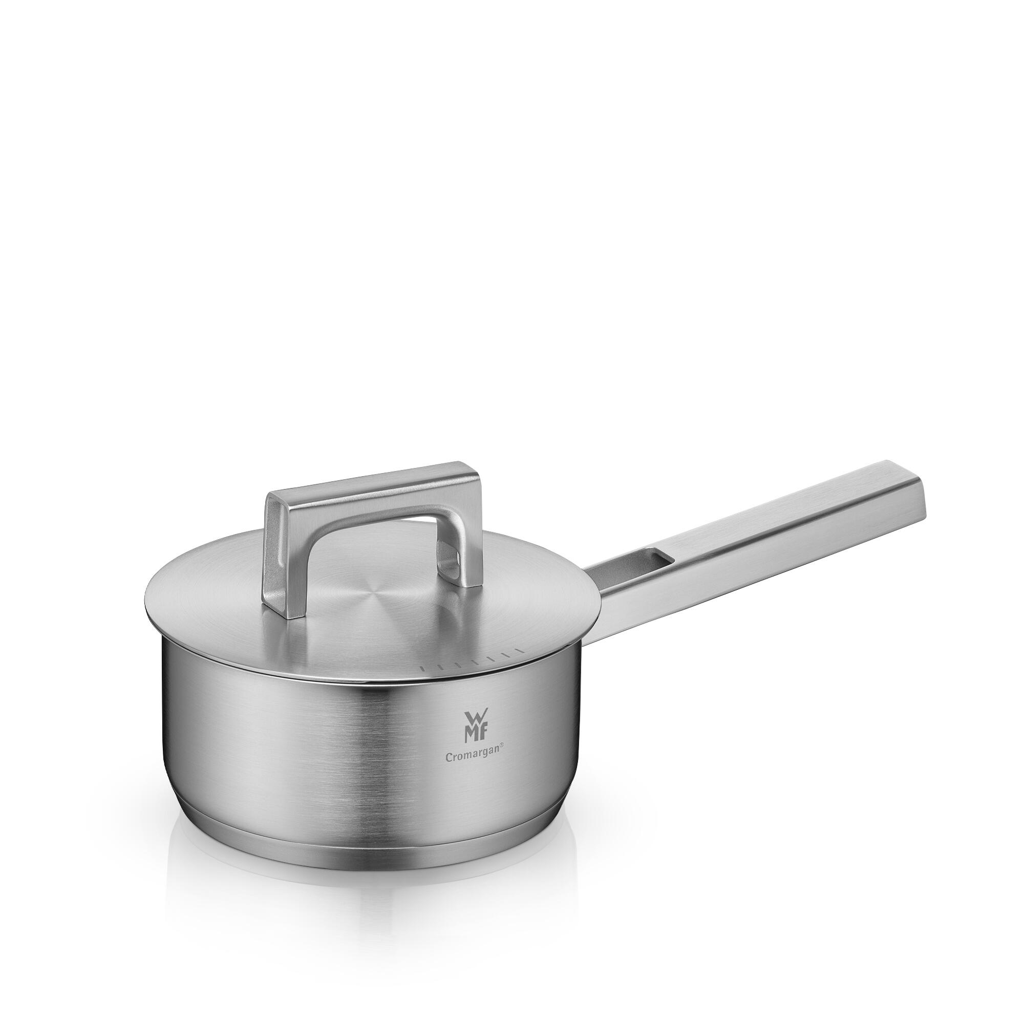 WMF Ultimate Cool+, Casseruola manico lungo 16 cm con coperchio