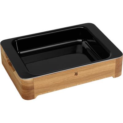 Teglia con supporto in legno M, Fusiontec